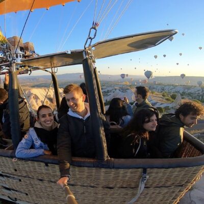 Poznávací zájazd Cappadocia let belónom pri východe slnka