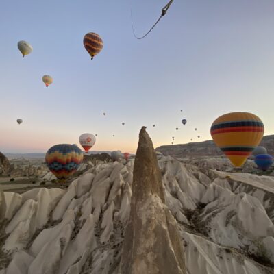 Poznávací zájazd Cappadocia let belónom pri východe slnka