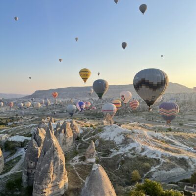 Poznávací zájazd Cappadocia let belónom pri východe slnka