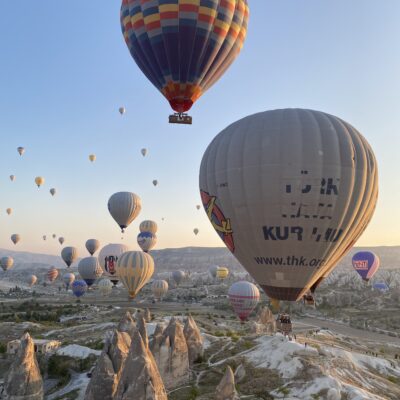 Poznávací zájazd Cappadocia let belónom pri východe slnka