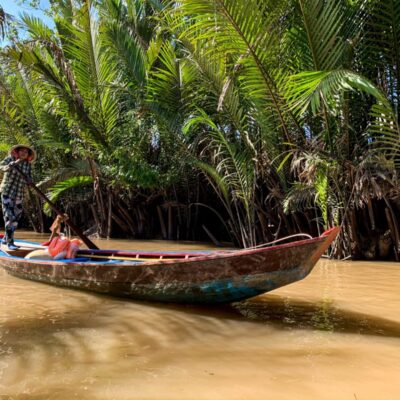 vietnam poznavaci zajazd lodka mekong delta