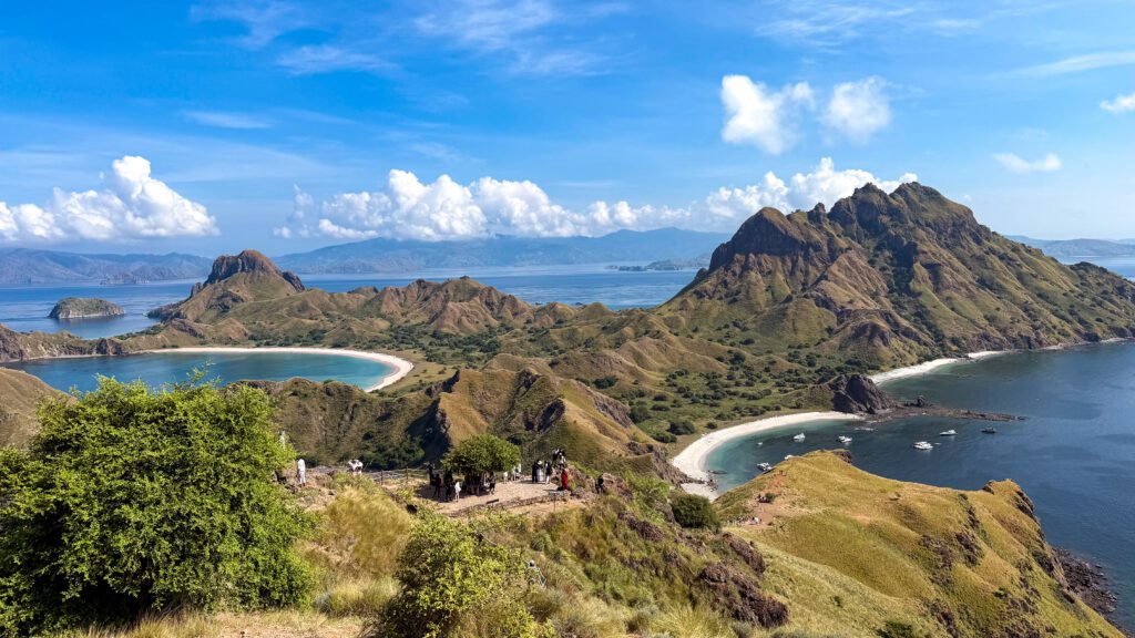 Indonézia NP Komodo vyhliadka Padar Island