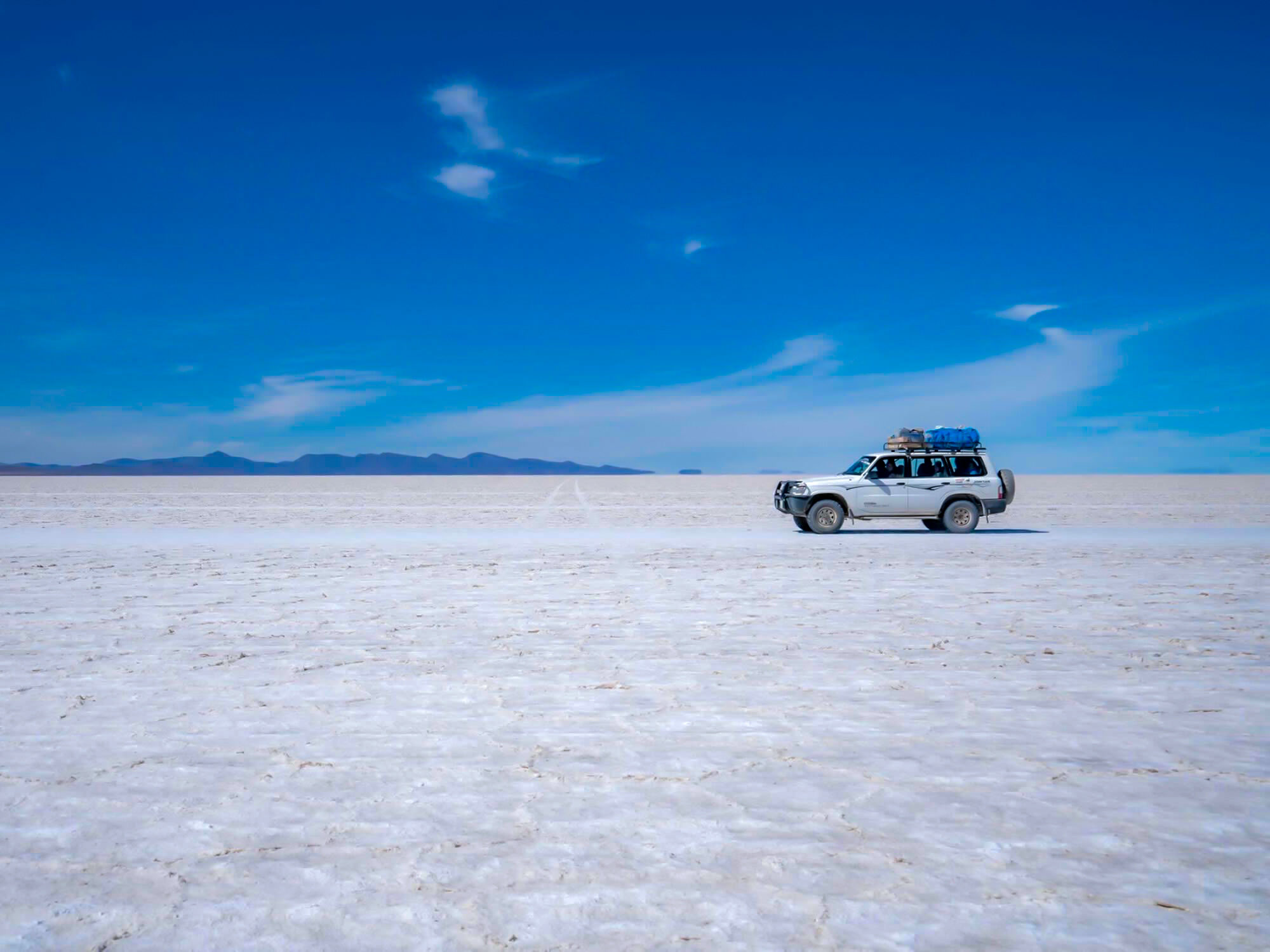Peru Bolívia Čile dovolenka auto na Salar de Uyuni