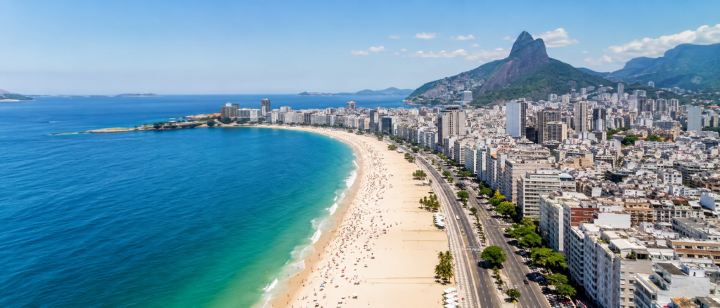 Zájazd Brazília Rio de Janeiro pláž Copacabana