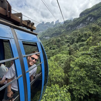 Čína zájazd lanovka na Tianmen Mountain